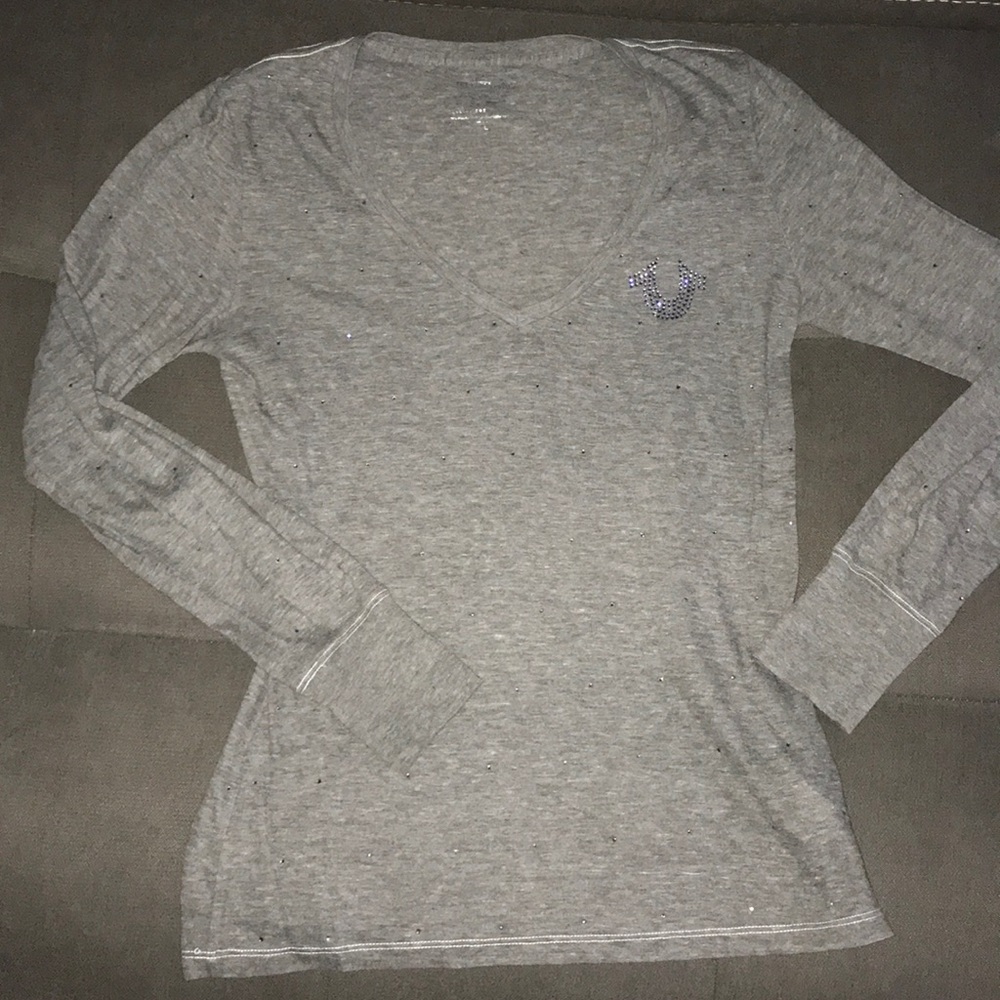 Rhinestone True Religion Long Sleeve